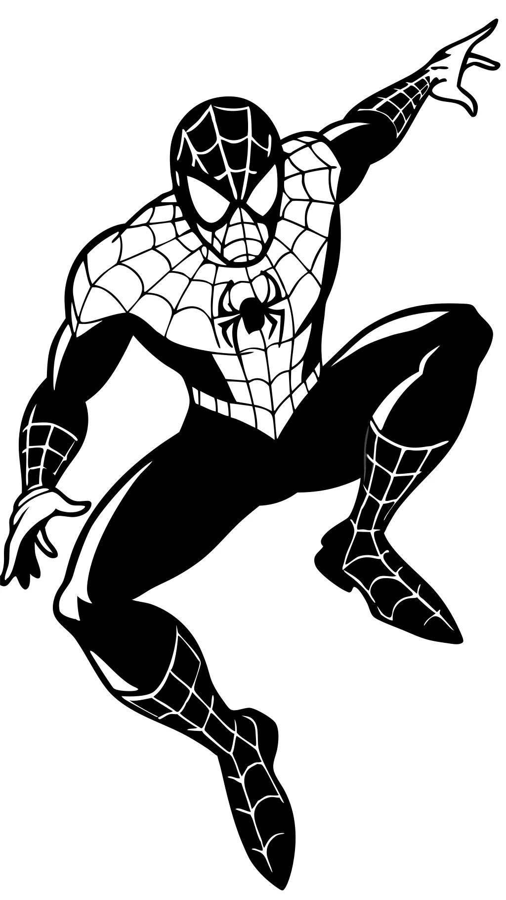 Páginas para colorear gratis Spiderman